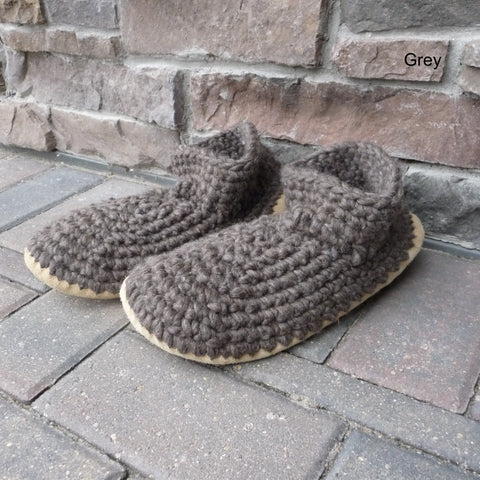 mens leather bottom slippers