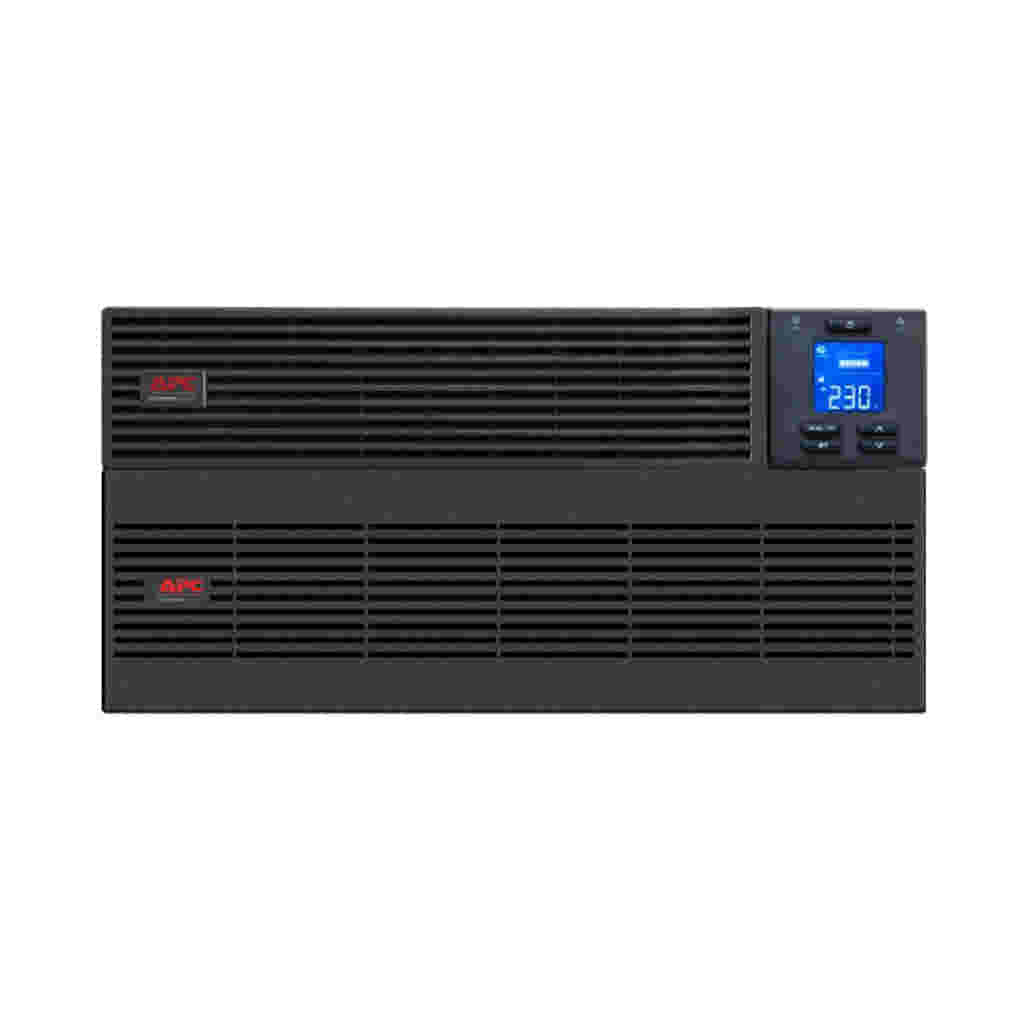 APC Easy UPS On-Line, 10kVA/10kW, Rackmount 5U, 230V, Hard wire 3-wire(1P+N+E) outlet, Intelligent Card Slot, LCD, Extended Runtime, W/ Rail Kit from APC sold by 961Souq-Zalka