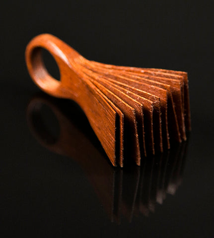 Gentner handmade Wooden Ring - Bespoke -  piece unique