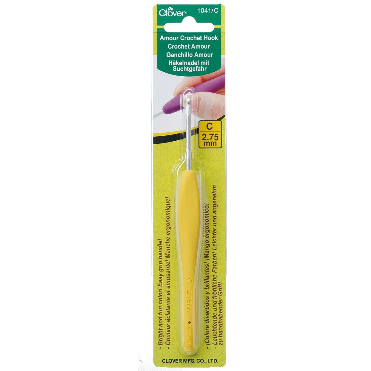 Susan Bates Aluminum Crochet Hook US Size E4 (3.5 mm) - Morehouse Farm