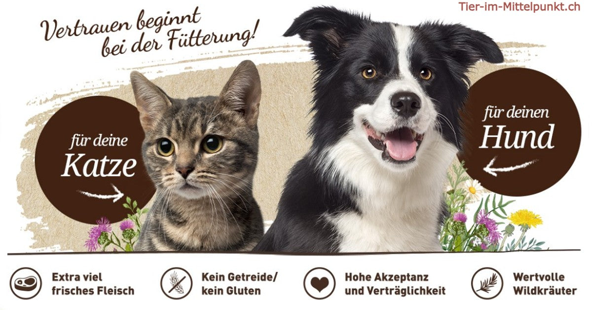 Wildes Land Katzenfutter und Hundefutter