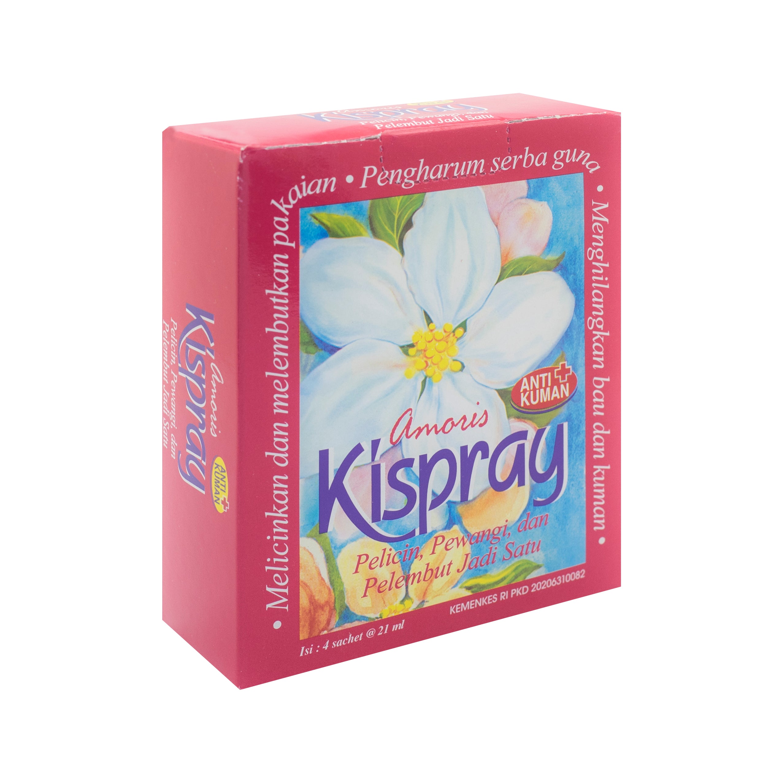 Kispray, Amoris, 3 in 1, 21 ml X 4 sachets â€