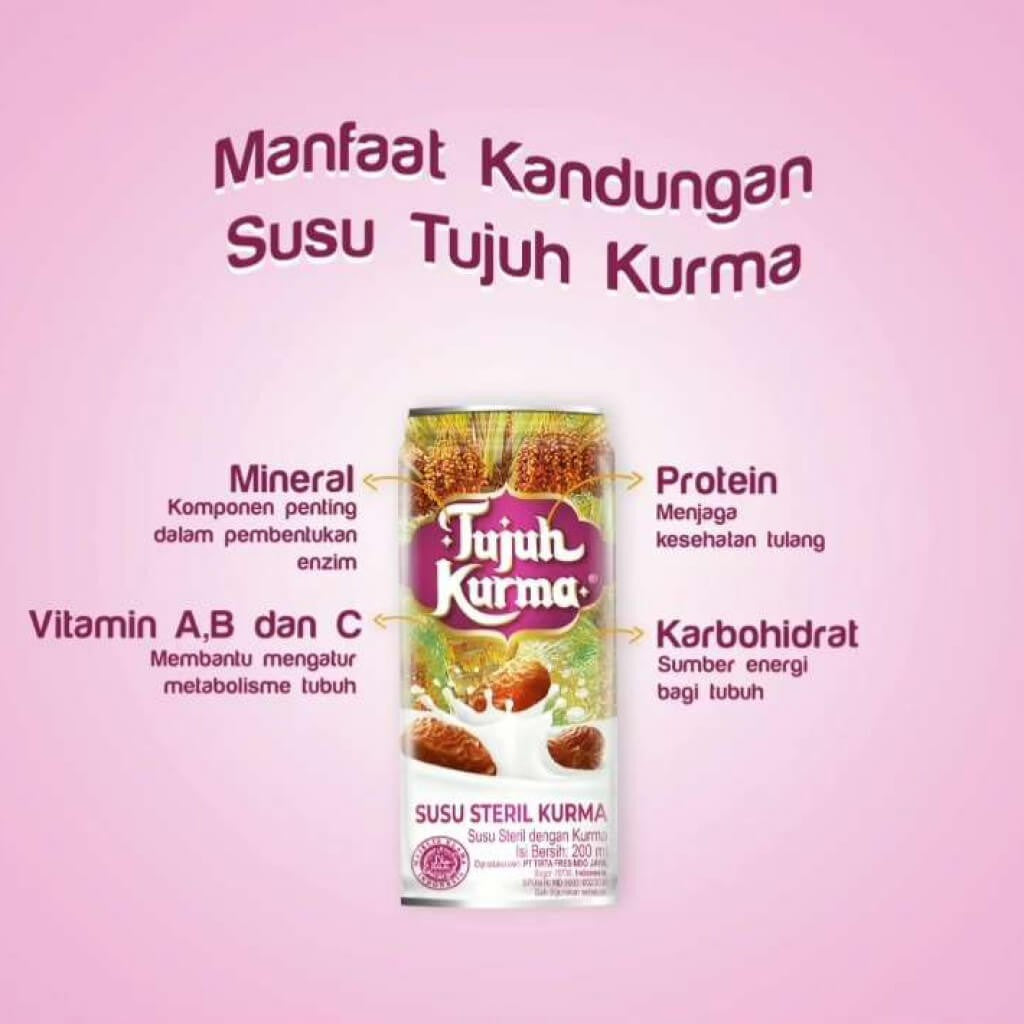 Cek Manfaat Susu Kurma Tujuh Kurma 