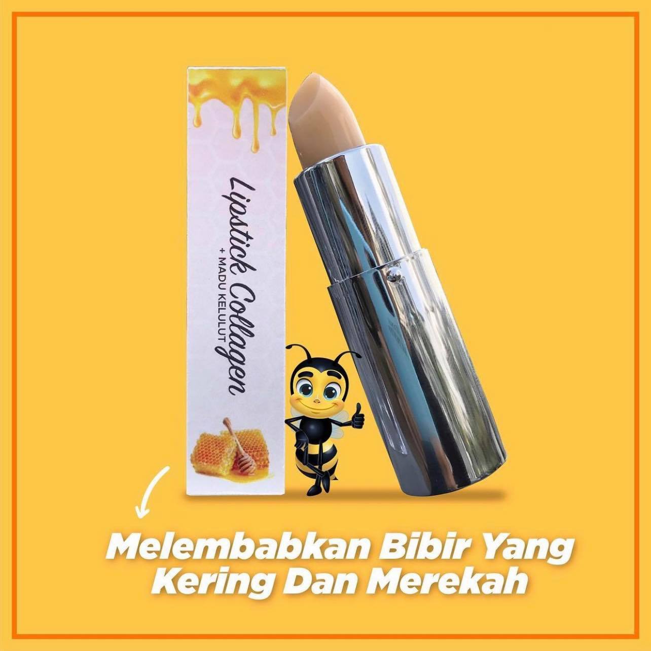 D Herbs Lipstick Collagen Treatment Plus Madu Kelulut 4 G Al Barakah Health Beauty Mart