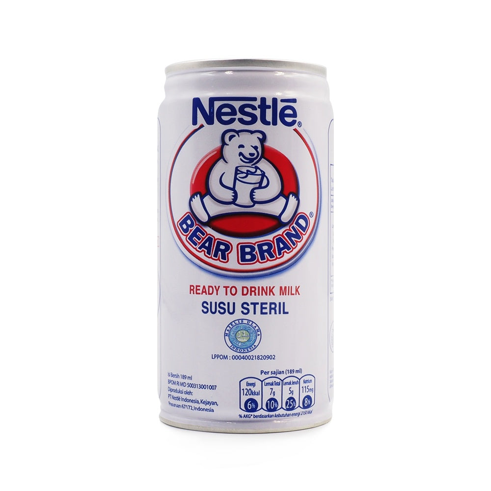 Nestle Bear Brand Susu Steril 189 Ml Al Barakah Health Beauty Mart