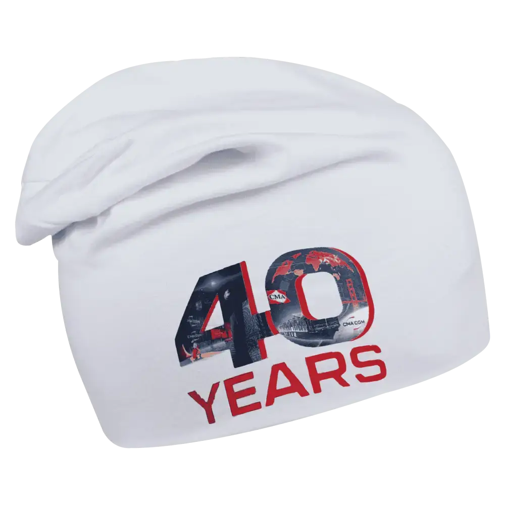 Pitkä trikoopipo DTF-printattu logo