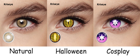Natural vs Halloween vs Cosplay Contact Lenses