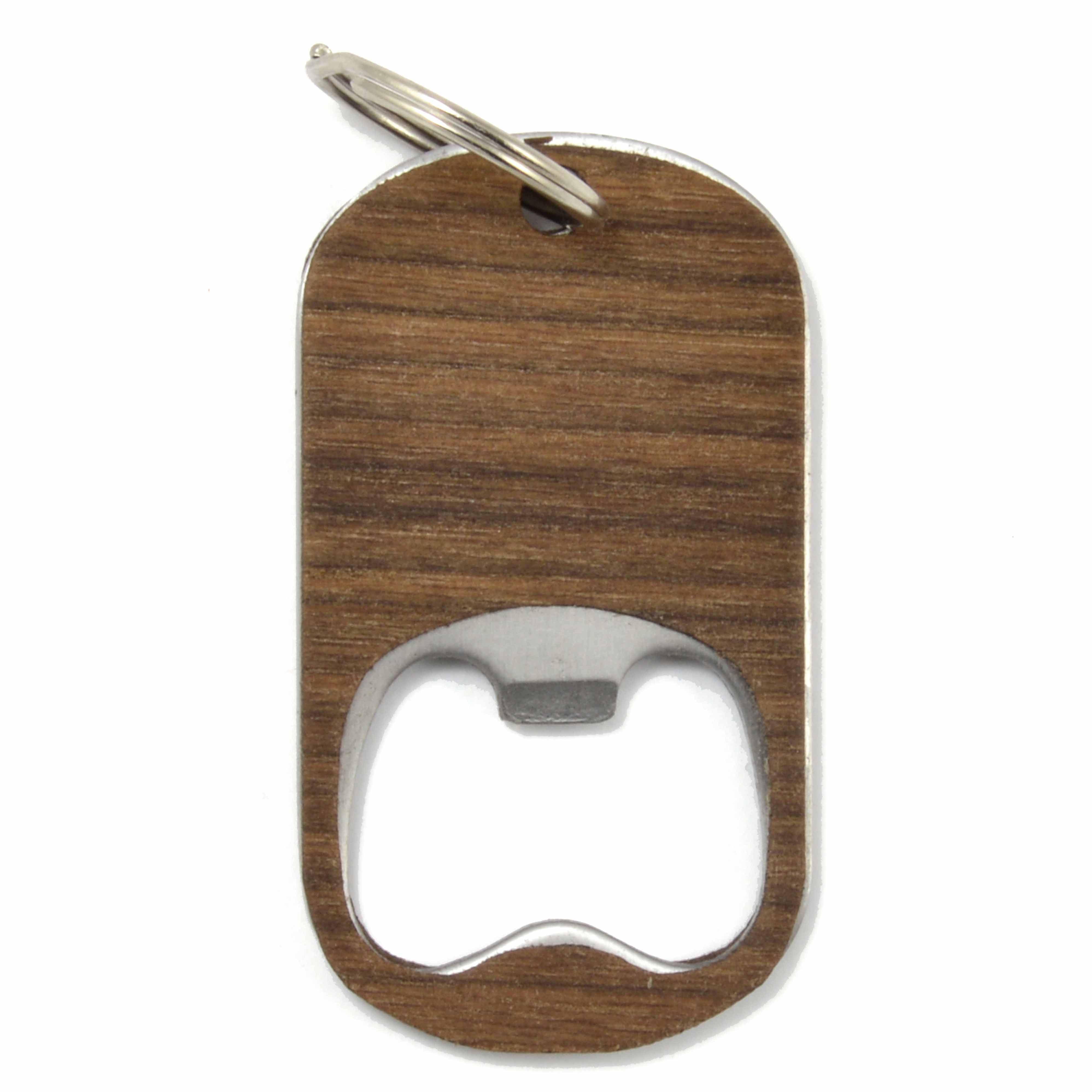 personalized beer opener keychain
