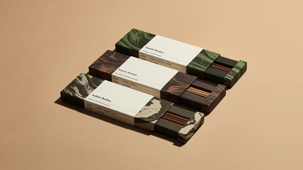 息呼吸線香精選組合 香港線香組合 - 秘魯聖木線香、澳洲檀香線香、台灣檜木線香套裝