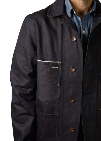 selvedge denim engineer jacket