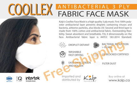 Kalp Coollex Face Mask Ottawa washable COVID