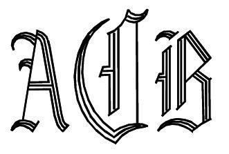 Old English Monogram