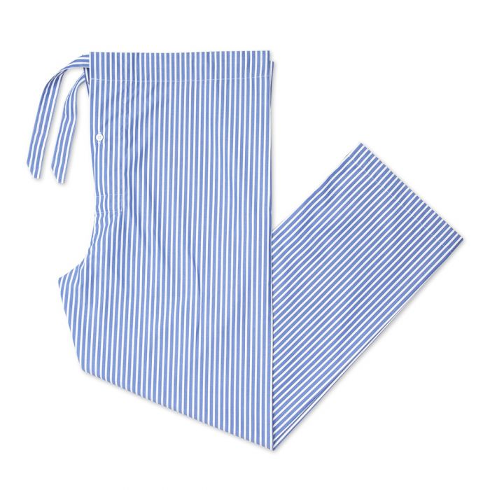 Exclusive Budd Stripe Pyjamas in Edwardian Blue