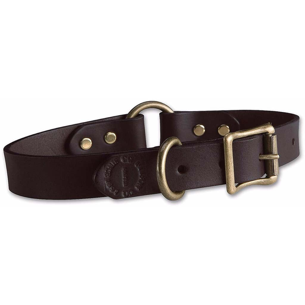 Leather Dog Collar | Brown | Filson | Made in USA