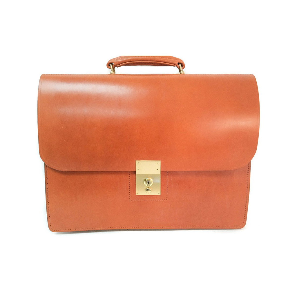 bespoke leather briefcase