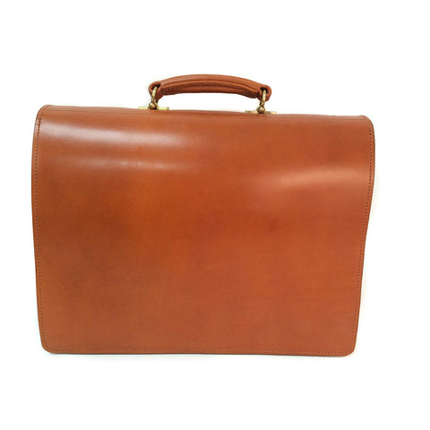 english bridle leather briefcase