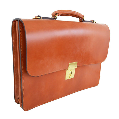 english bridle leather briefcase