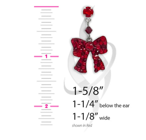 Reese Mini Drop Bow Earrings Size Statistics