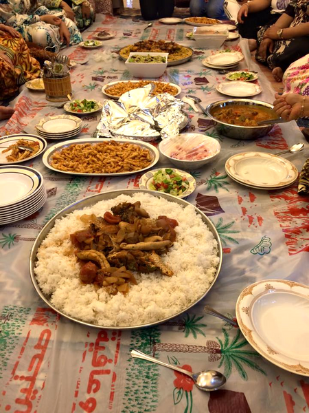Haya家族との食事