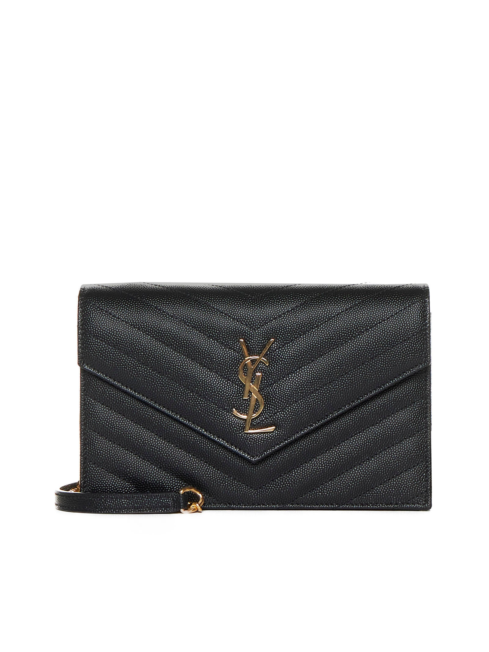 Saint Laurent Quilted Leather Wallet Bag