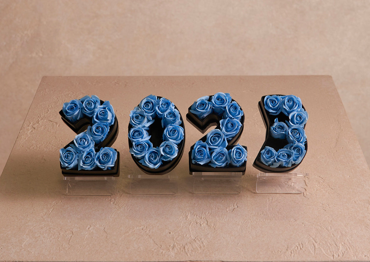 2023 Mini Number Floral Arrangment