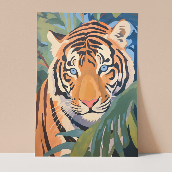 Tiger Portrait Wall print