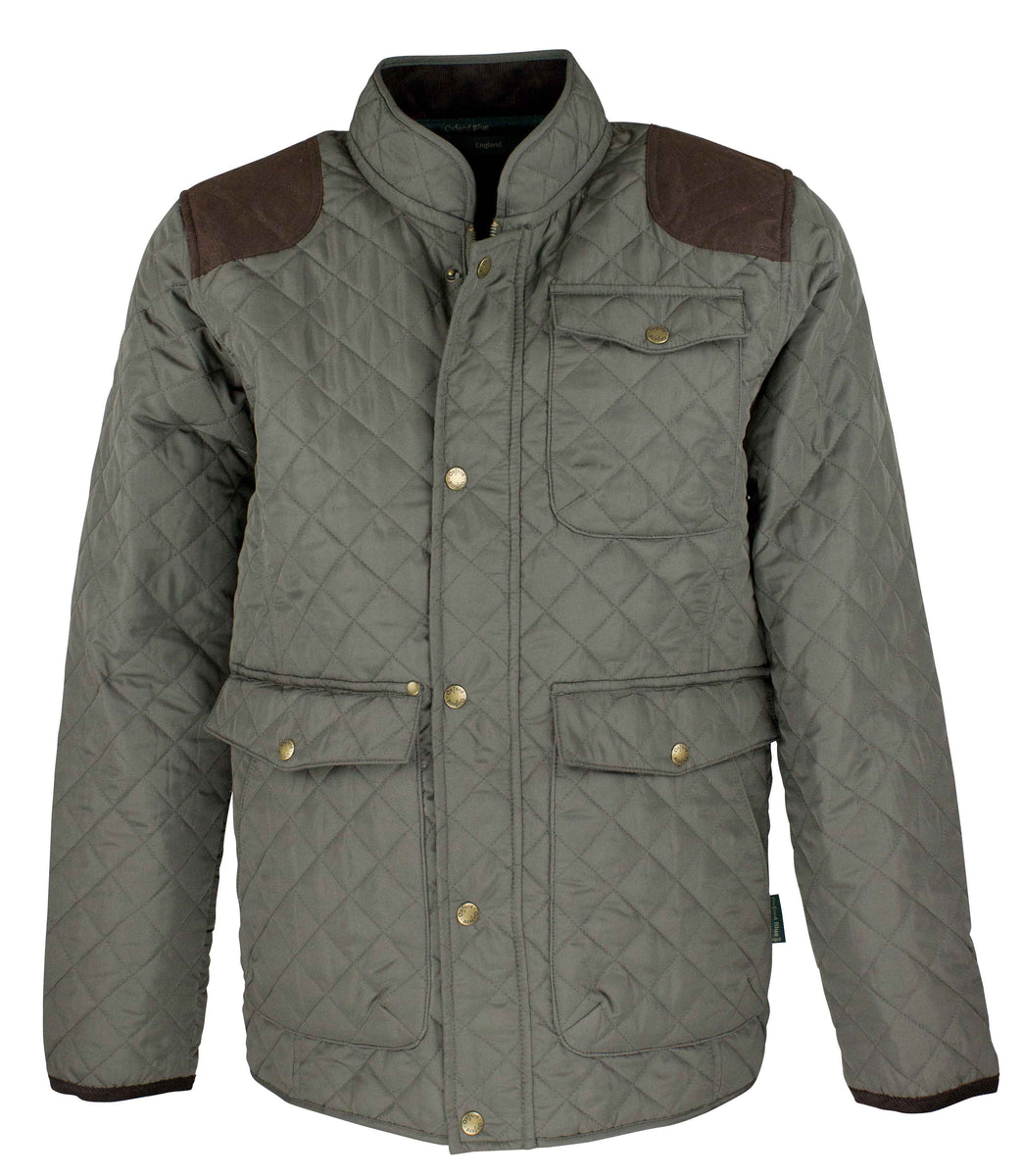 W171 - Men's Thistle Quilted Jacket – Oxford Blue