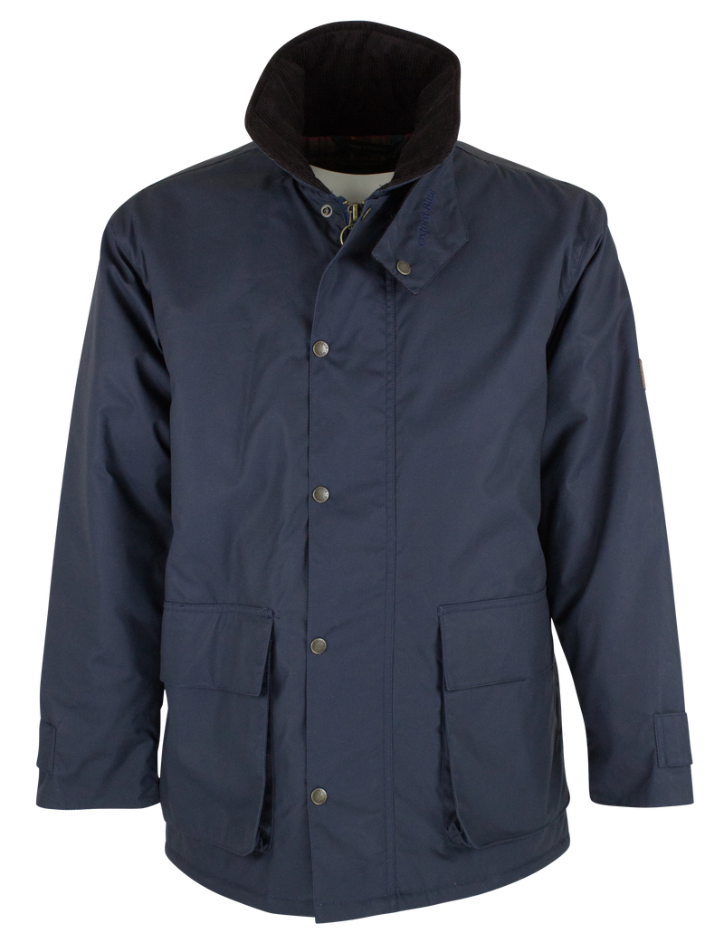 Men's Knightsbridge Wax Jacket | Waxed Jacket | Oxford Blue