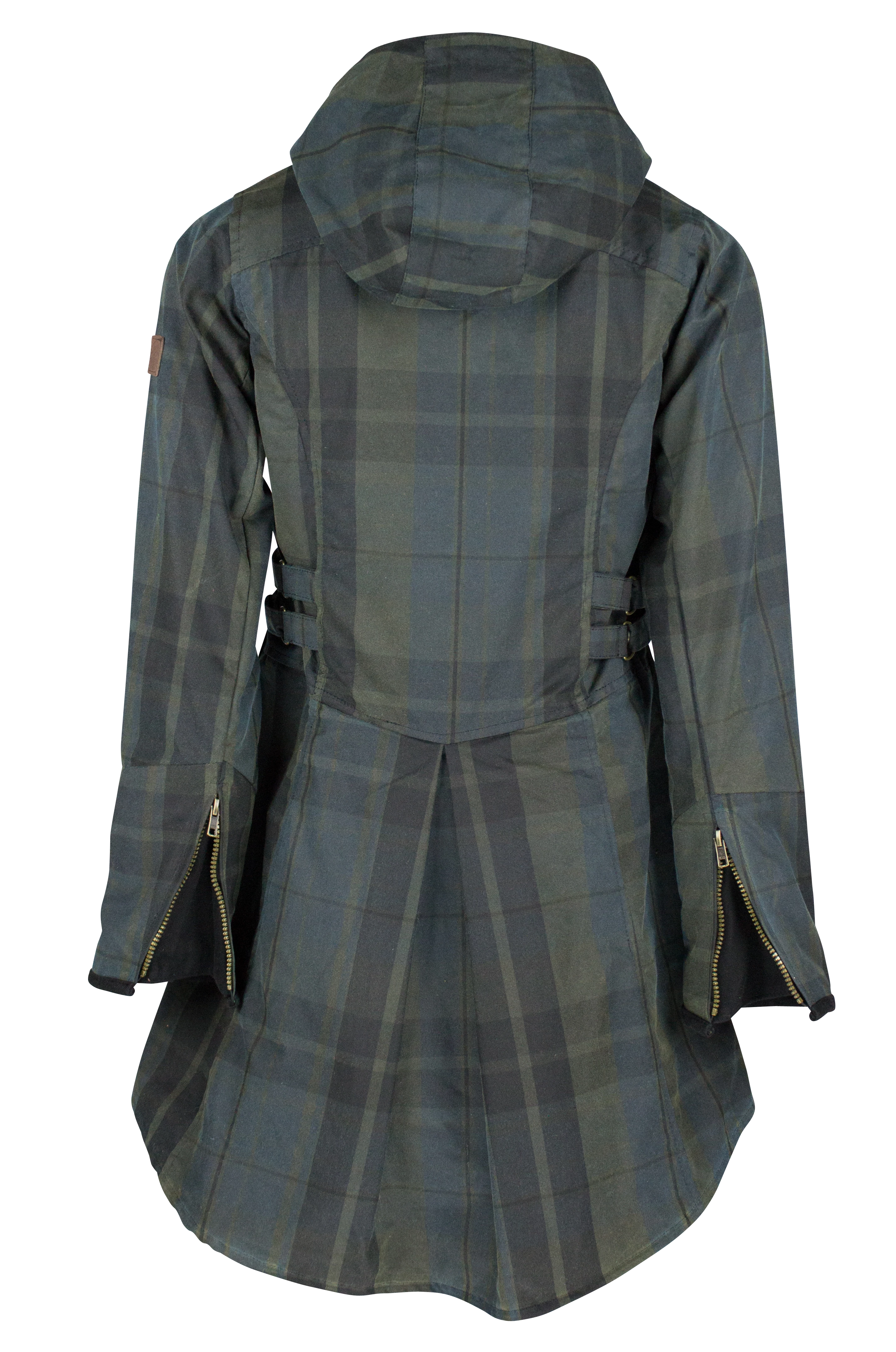 Women's Wax Tartan Hooded Katrina 