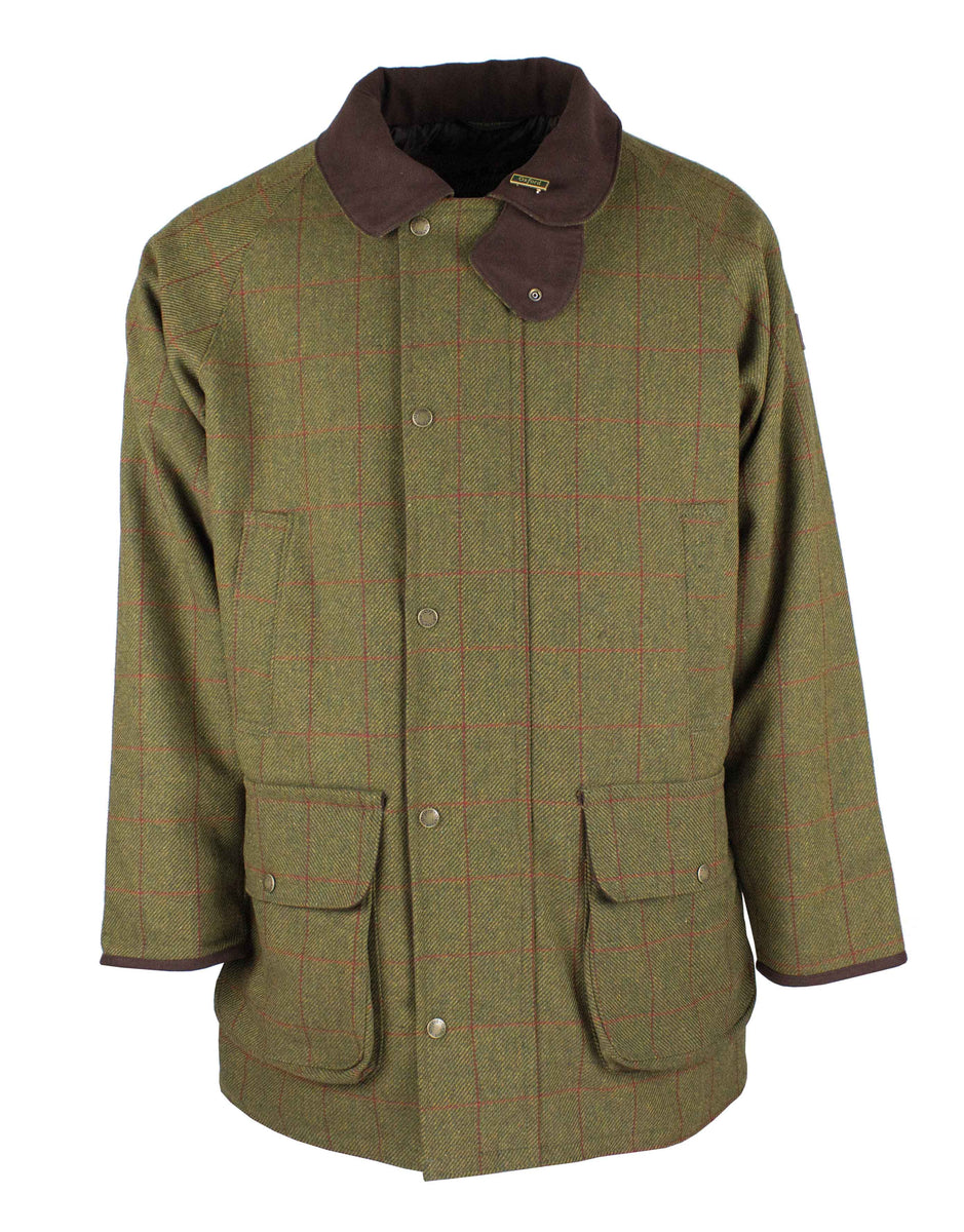 Men's Brampton Raglan Tweed Coat | Mens Tweed Jacket | Oxford Blue