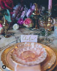 ornate wedding tableware