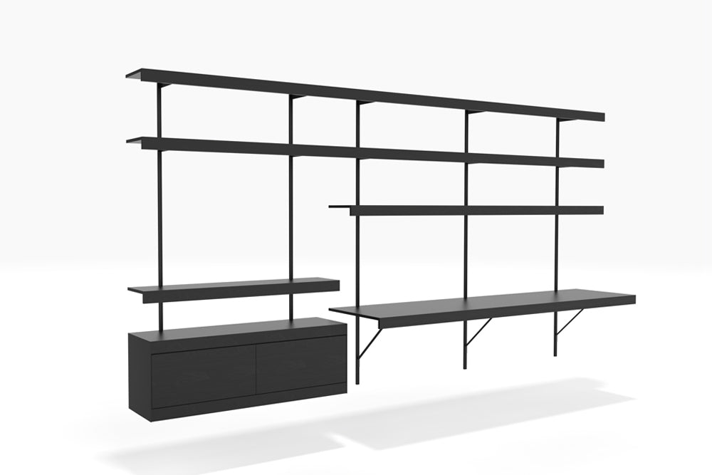 ON&ON wall desk shelving system