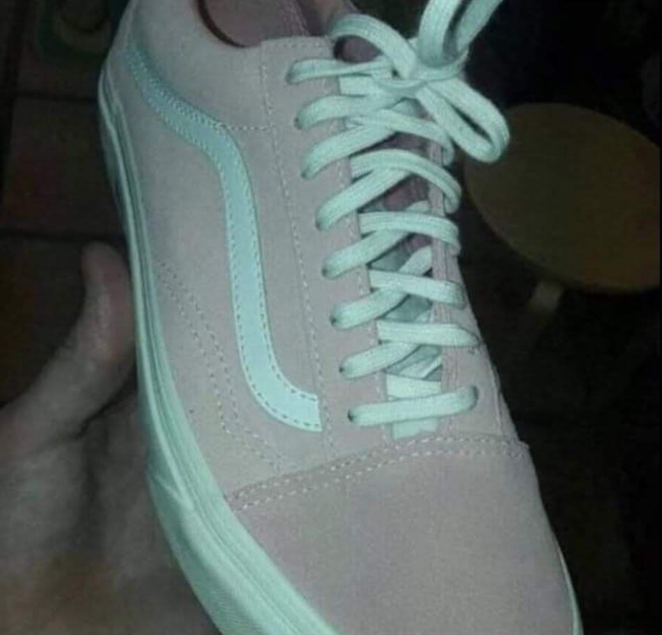 Is the Vans sneaker Grey and Blue or 