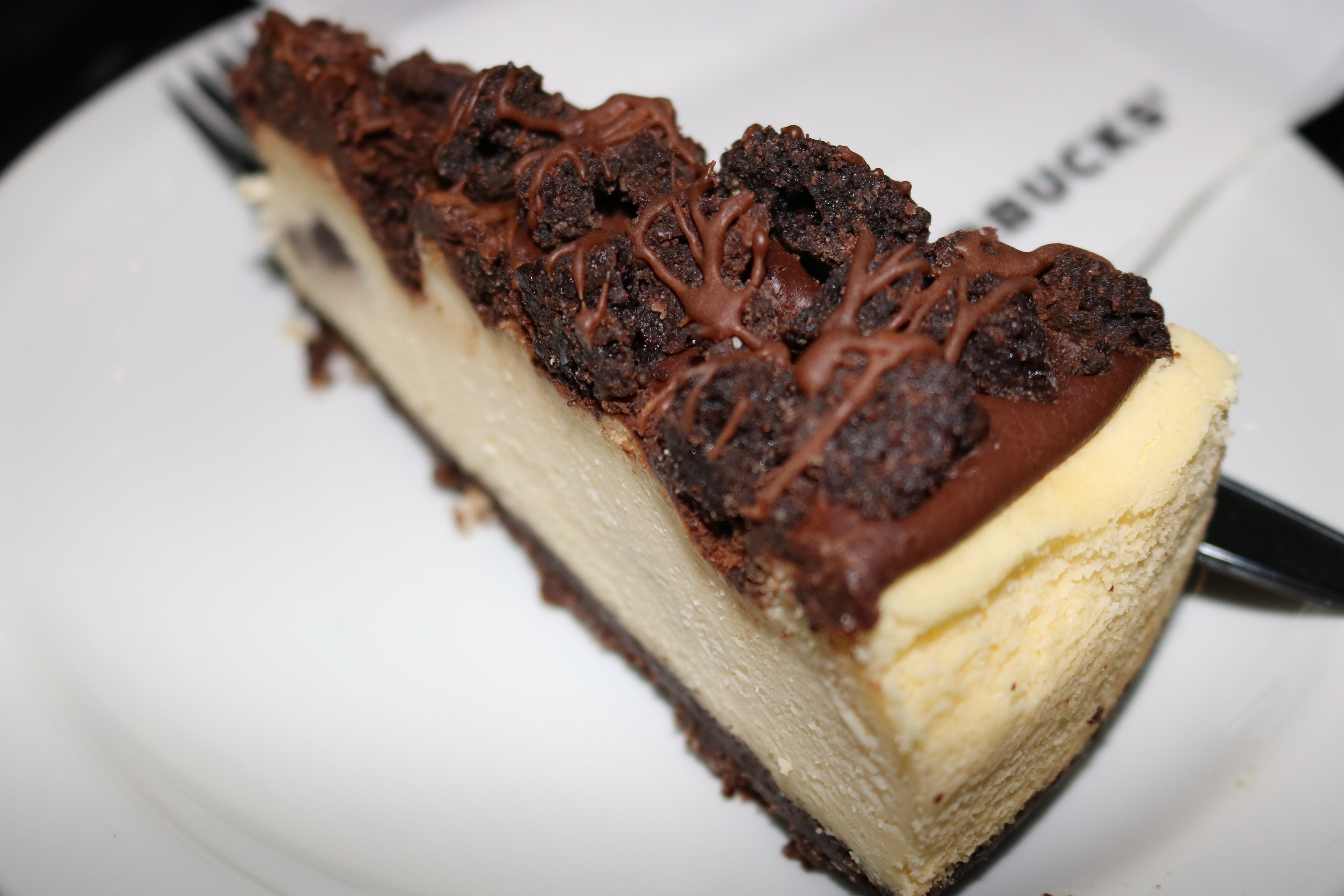 Chocolate Brownie Cheesecake at Starbucks Melrose Arch