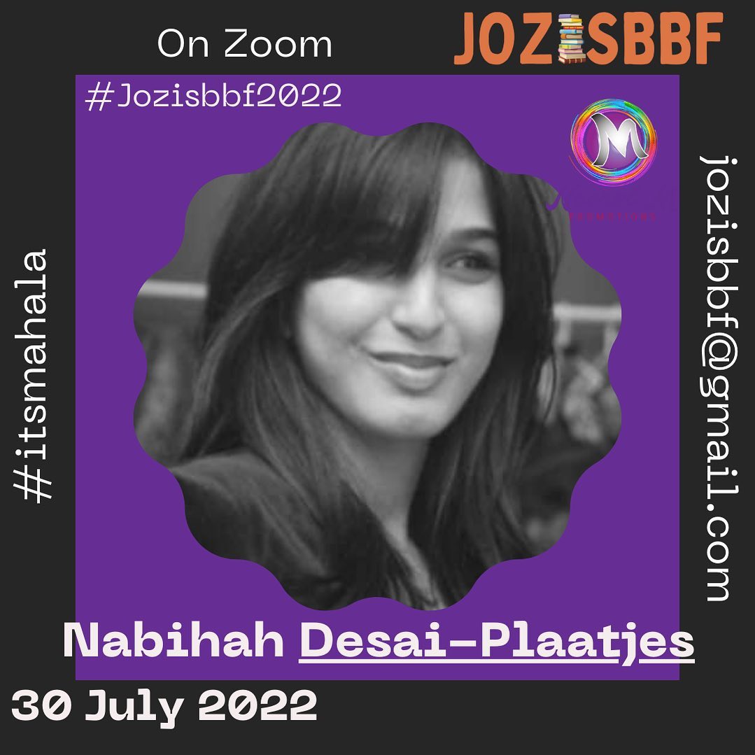 Nabihah Plaatjes Jozi's Books and Blogs Festival 2022 Social Media