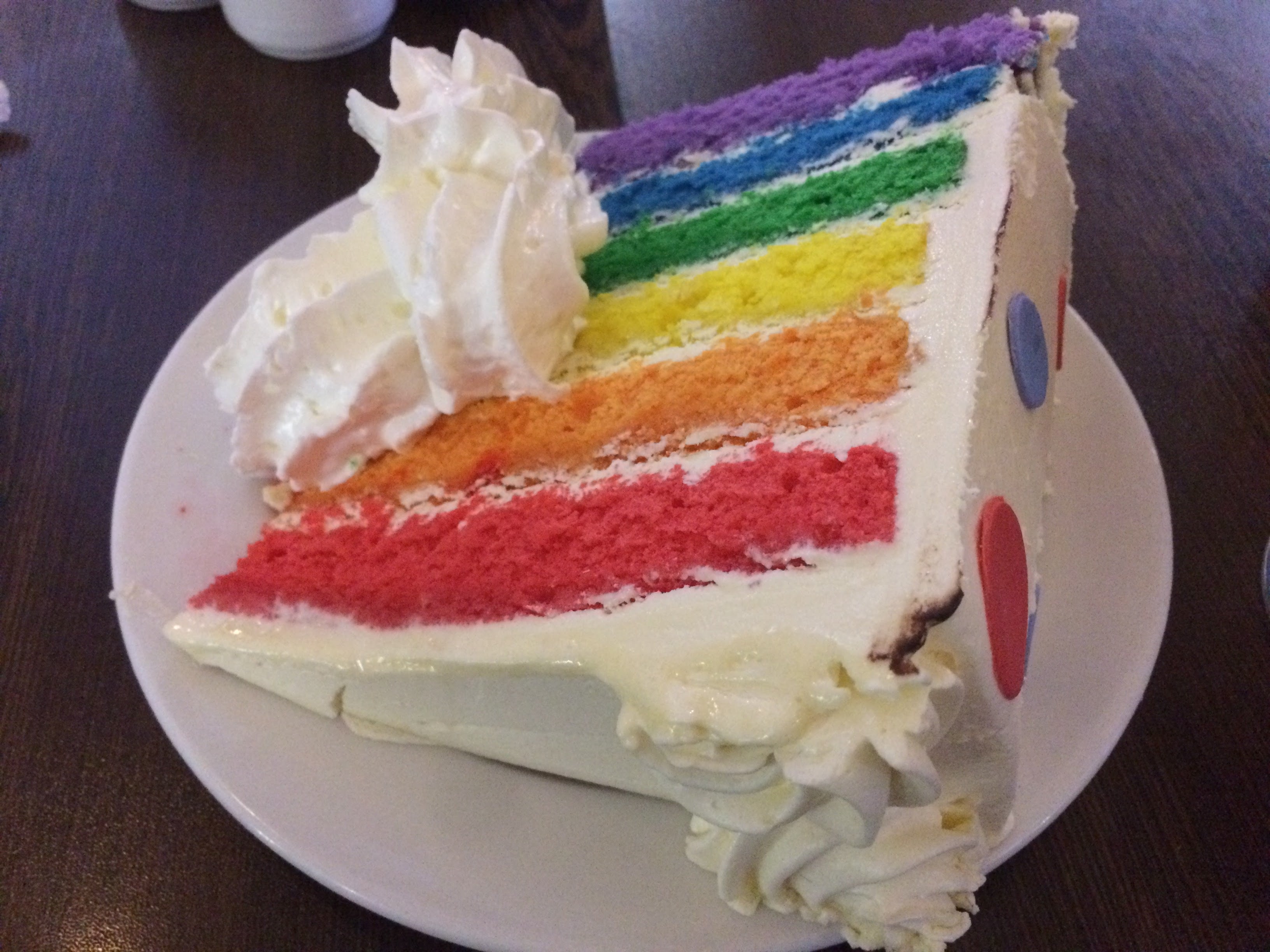 Rainbow Cake at Fego Caffé