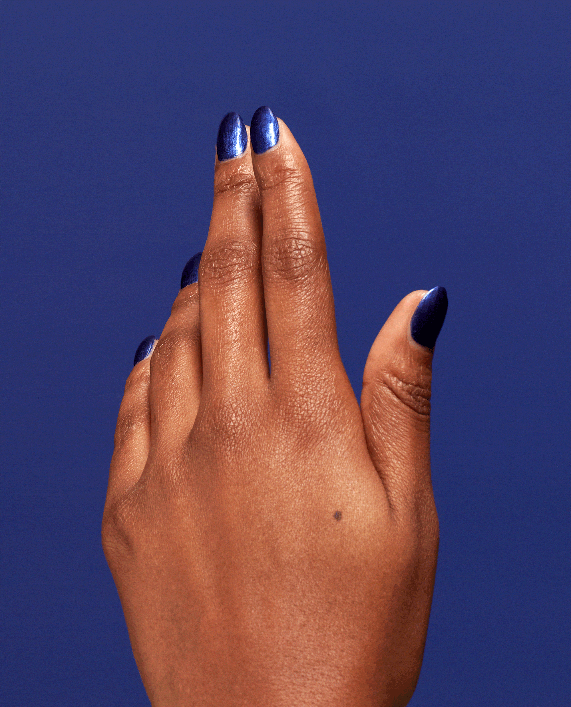 OPI Aquarius Renegade Blue Long-lasting Nail Polish GIF