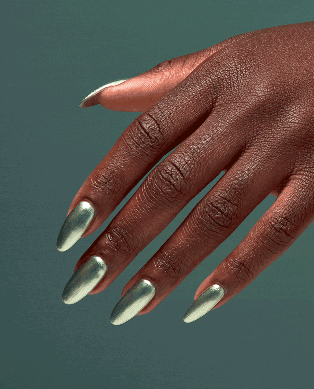 OPI Decked to the Pines Green Nail Polish GIF
