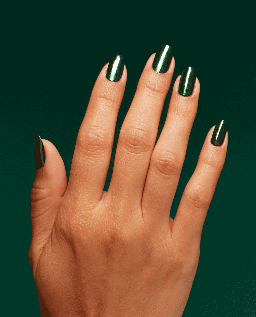 Peppermint Bark and Bite Nail Lacquer GIF
