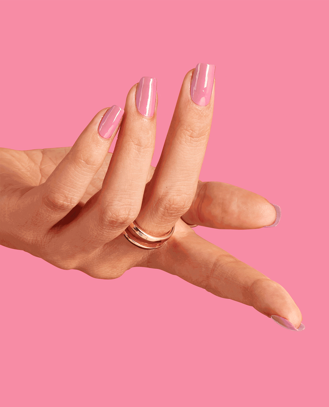 OPI Racing for Pinks Pink Gel Nail Polish GIF