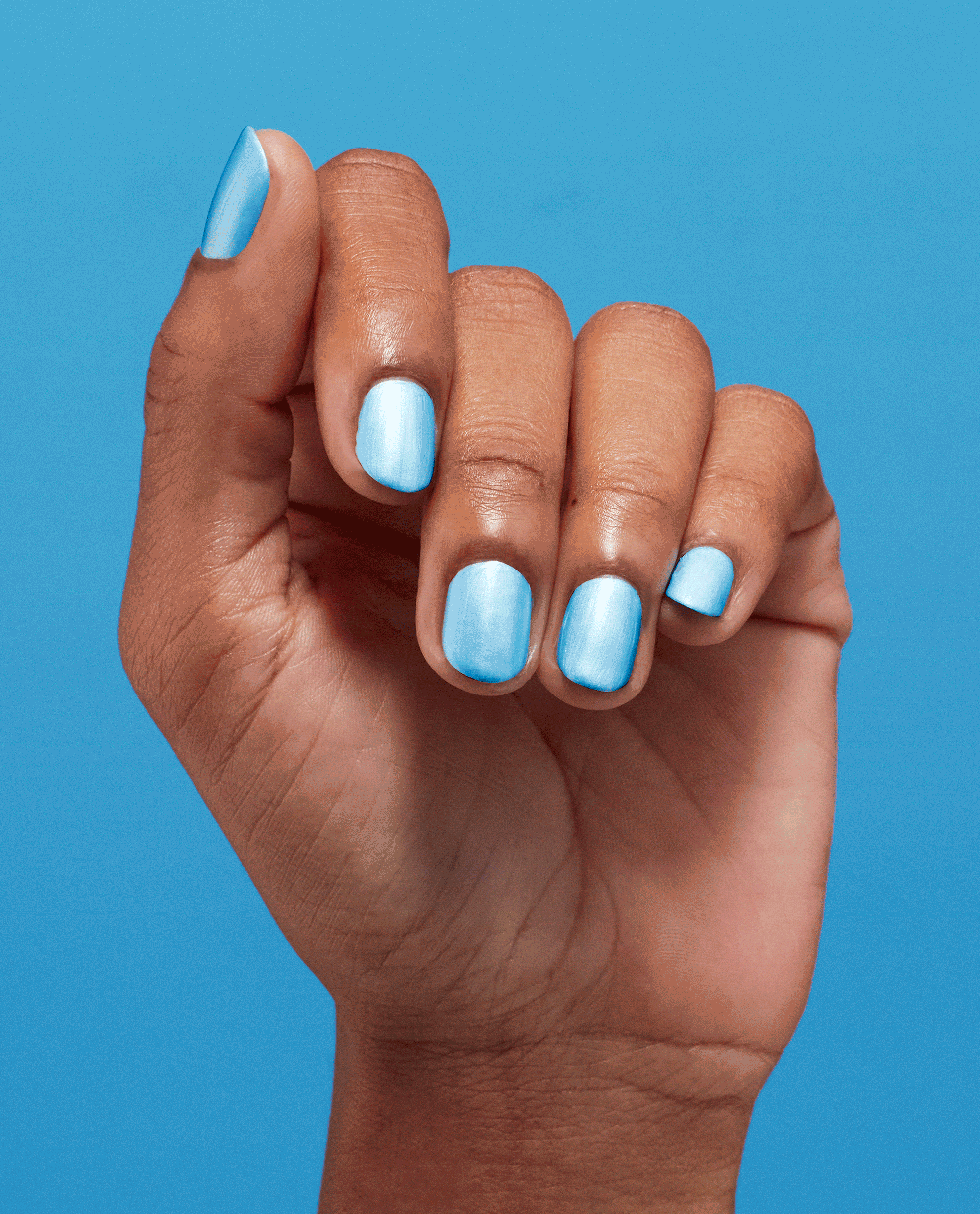 OPI Surf Naked Blue Nail Polish Gif