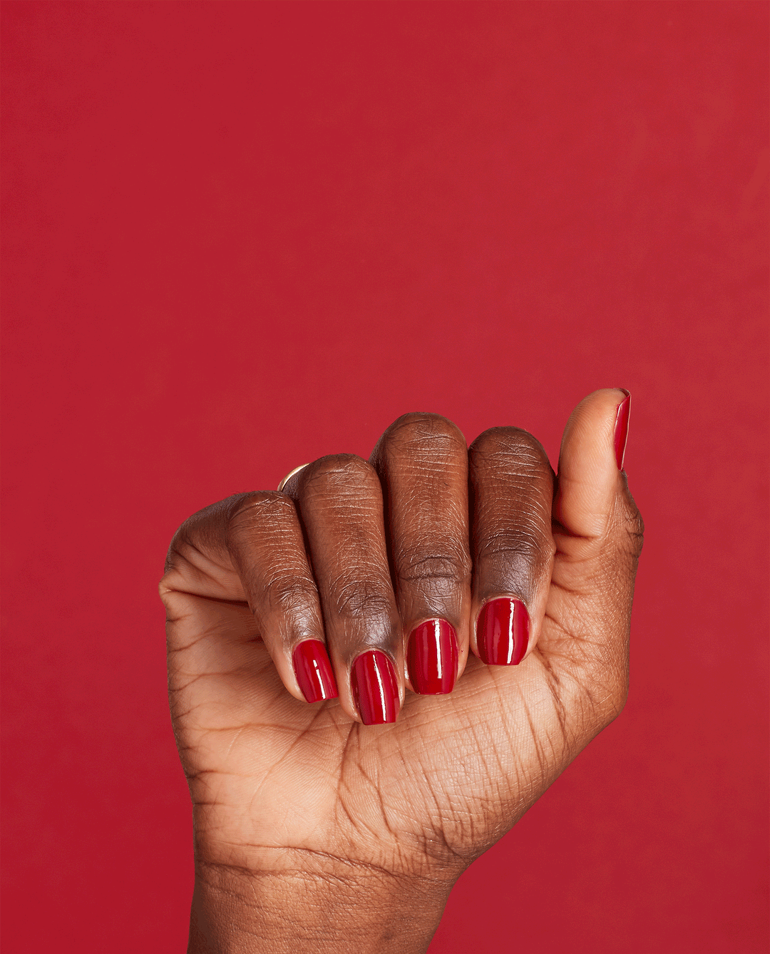 OPI Amore at the Grand Canal Red Gel Nail Polish GIF