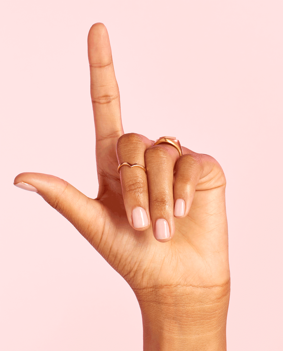 OPI Love is in the Bare Nude Gel Nail Polish GIF