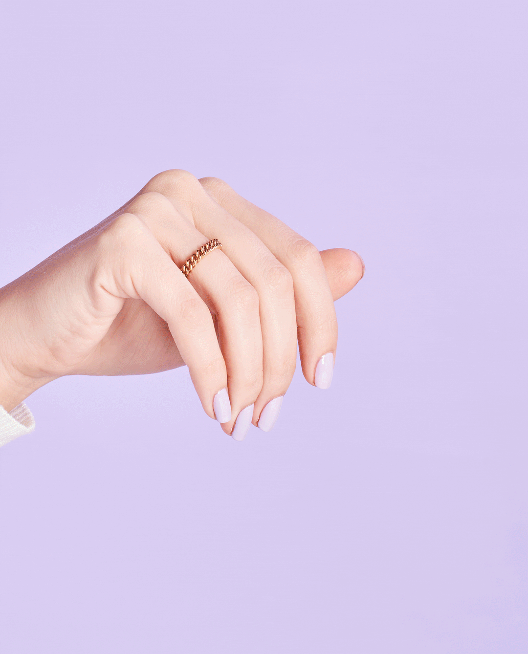 OPI Polly Want a Lacquer? Purple Gel Nail Polish GIF