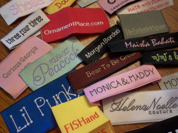 Woven Clothing Labels - Sew On