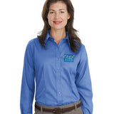 Company Embroidered Button Down Shirts for Men and Women
