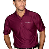 Embroidered Moisture Wicking Contrast Golf Polo