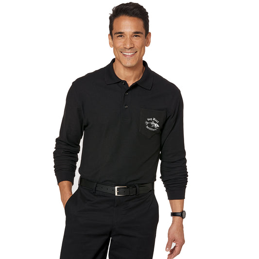 Port Authority Silk Touch™ Long Sleeve Polo with Pocket, Product