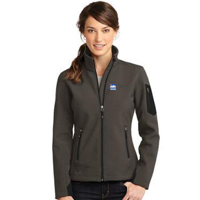 Eddie Bauer Ladies Shaded Crosshatch Soft Shell Jacket Work Gear – EZ  Corporate Clothing