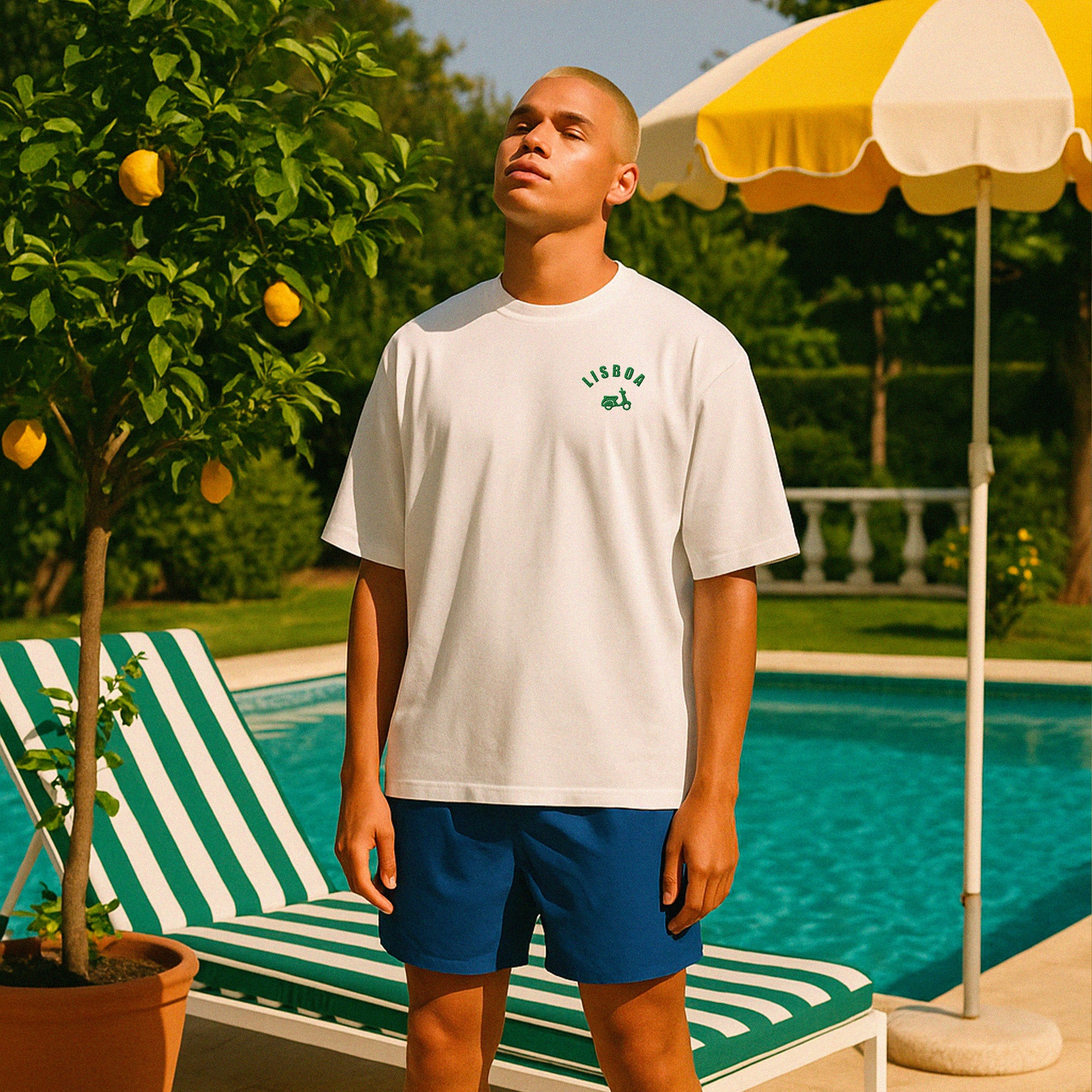 tshirt blanc homme